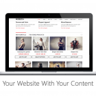 Your website with content added sample